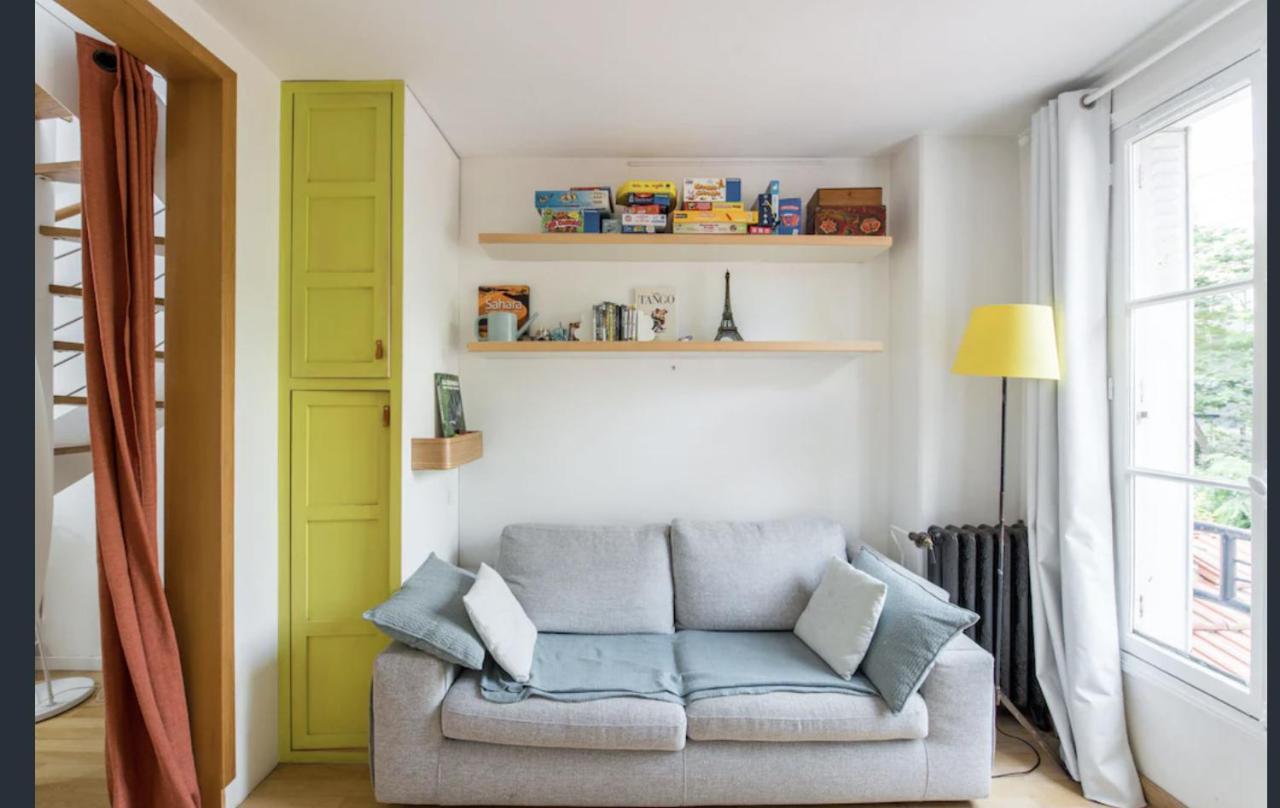 Paris Petit Appartement Lumineux Et Atypique Buitenkant foto