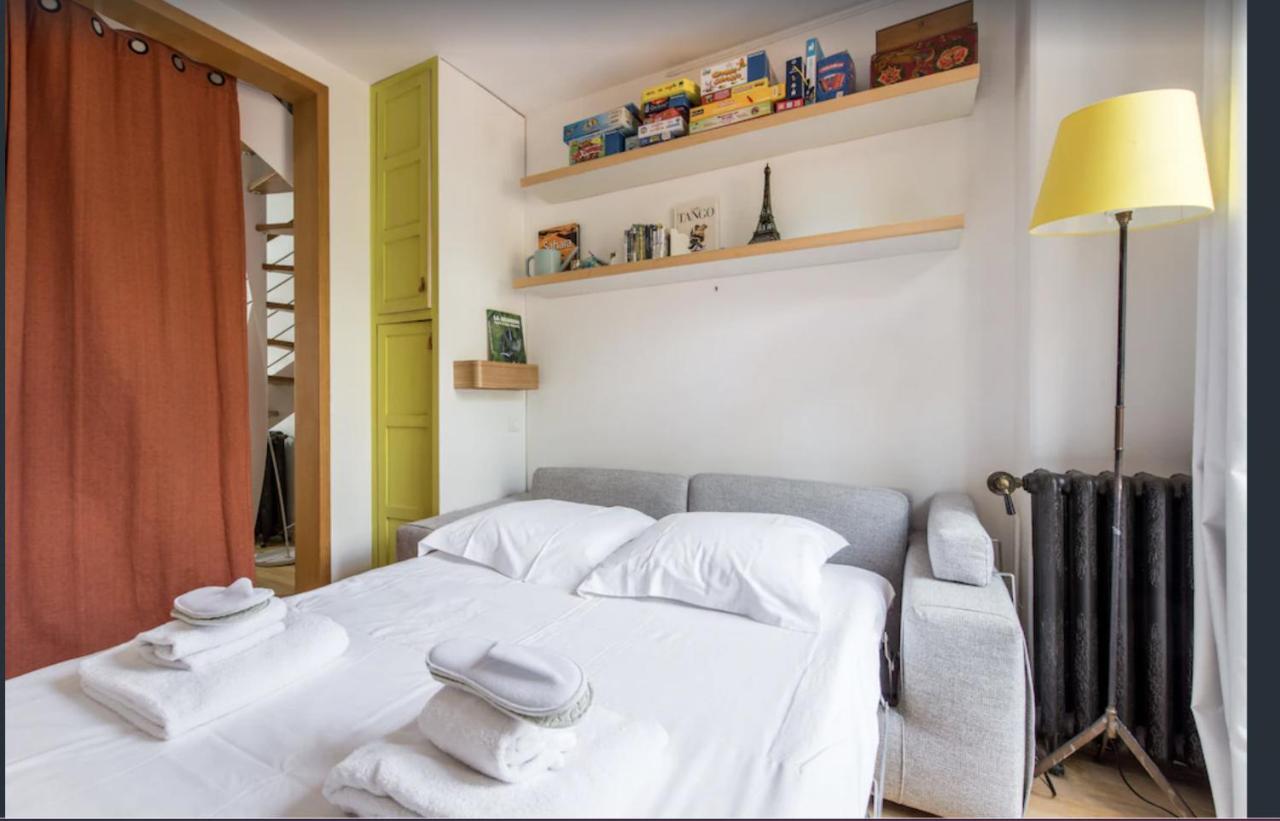 Paris Petit Appartement Lumineux Et Atypique Buitenkant foto
